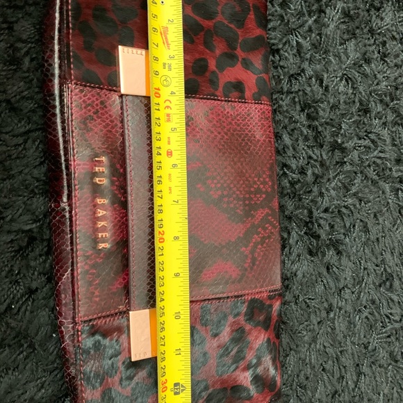 Ted Baker Leather and Fur Clutch - Picture 3 of 10